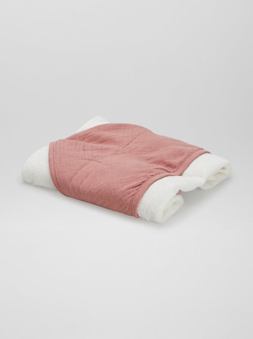 Capa de banho em felpa em gaze de algodão - Kiabi