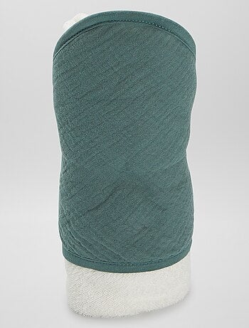 Capa de banho em felpa em gaze de algodão