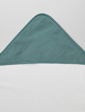 Capa de banho em felpa em gaze de algodão