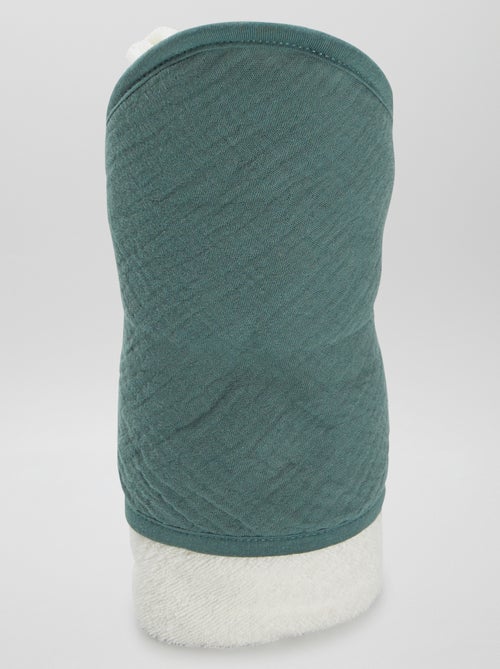 Capa de banho em felpa em gaze de algodão - Kiabi