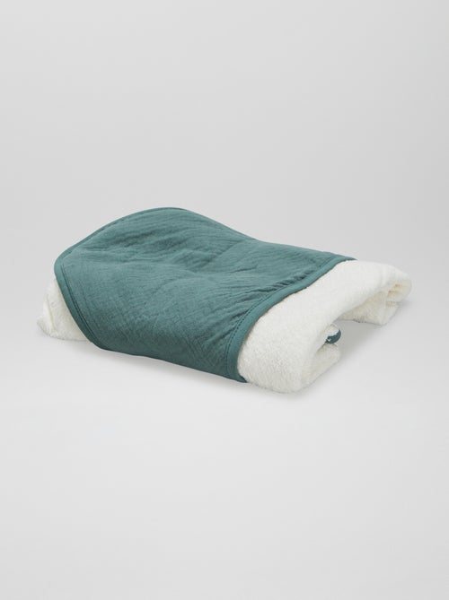 Capa de banho em felpa em gaze de algodão - Kiabi