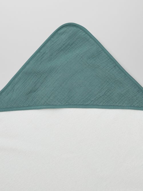 Capa de banho em felpa em gaze de algodão - Kiabi