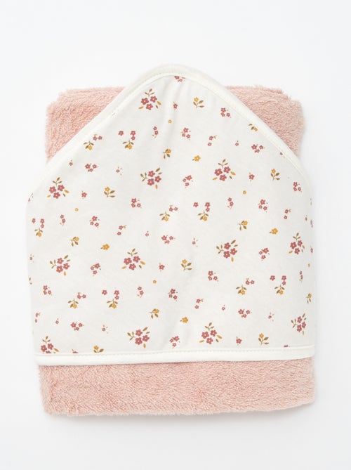 Capa de banho em felpa estampada - 75 x 75 cm - Kiabi