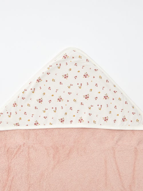 Capa de banho em felpa estampada - 75 x 75 cm - Kiabi