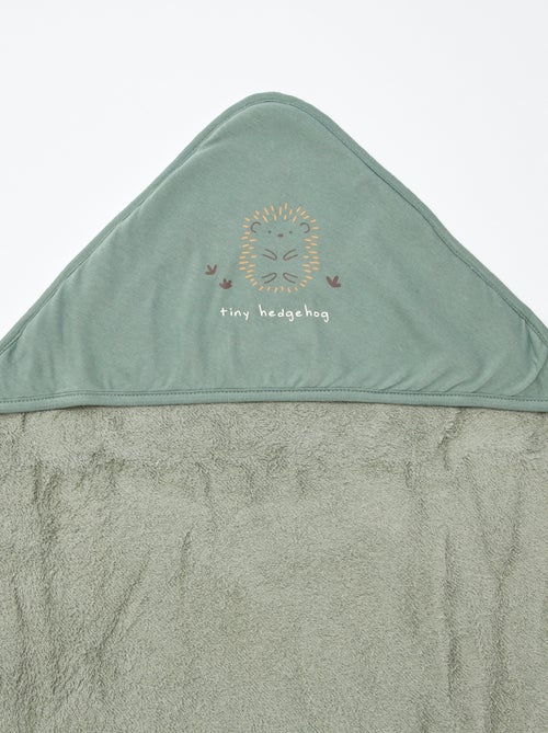 Capa de banho em felpa estampada - 75 x 75 cm - Kiabi