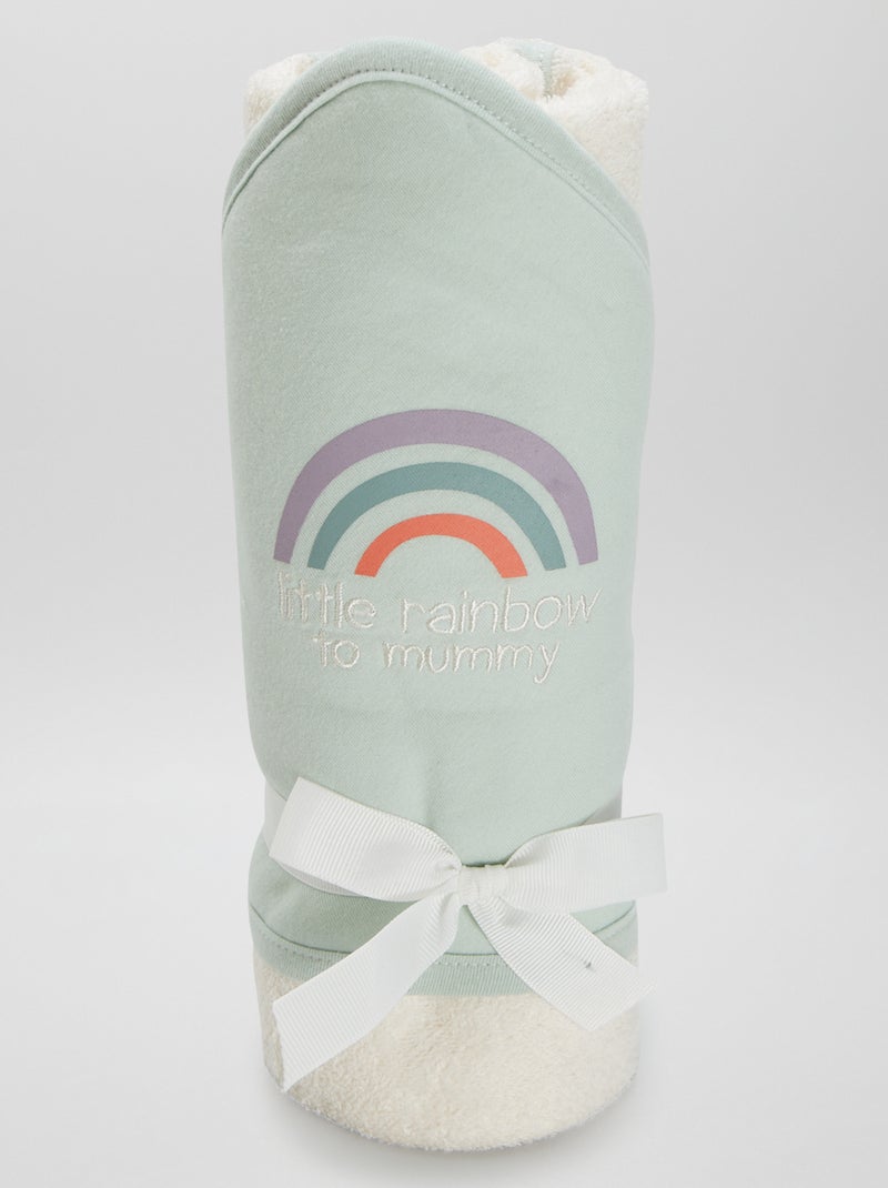 Capa de banho em felpa VERMELHO - Kiabi