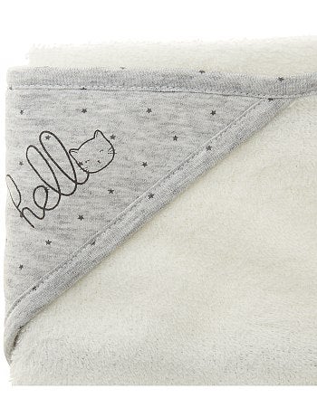 Capa de banho em felpo 'estrelas' - Kiabi