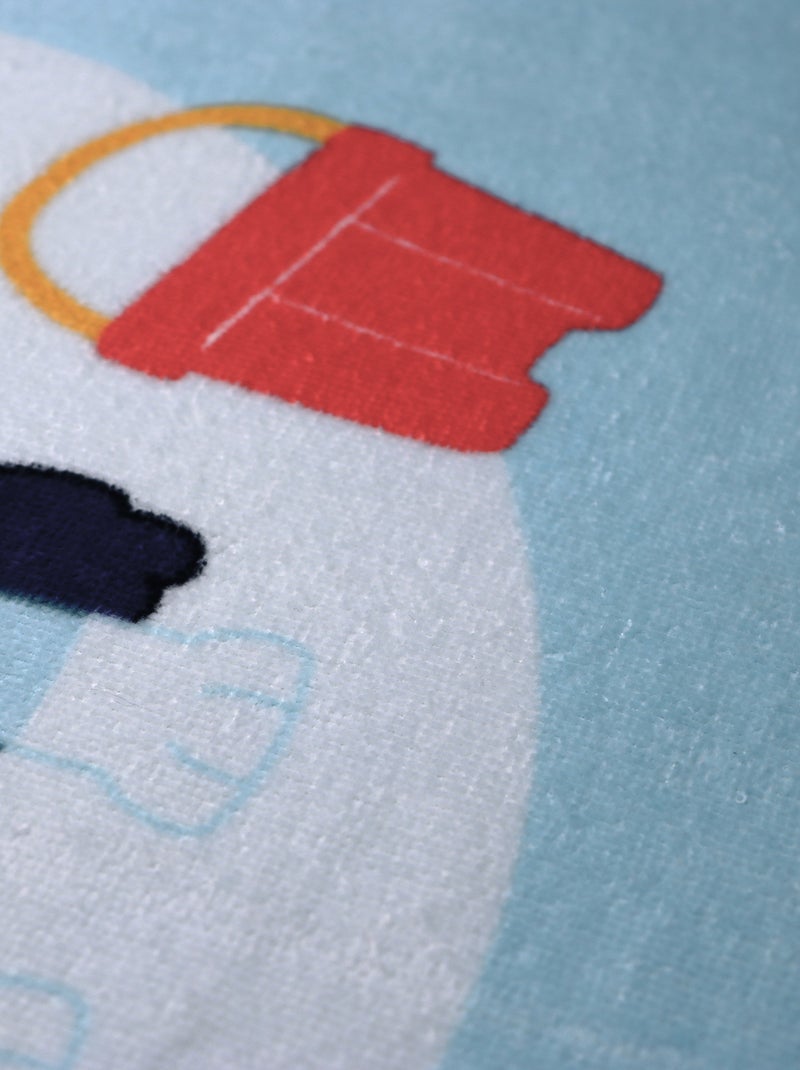 Capa de banho estampada Azul - Kiabi