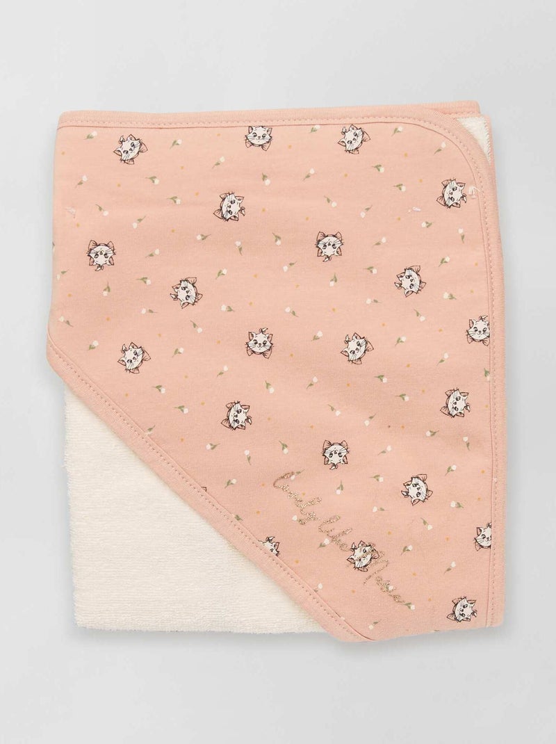 Capa de banho + luva de banho ROSA - Kiabi