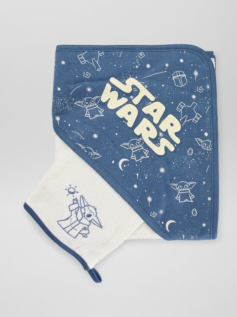Capa de banho + luva de banho 'Star Wars' AZUL - Kiabi