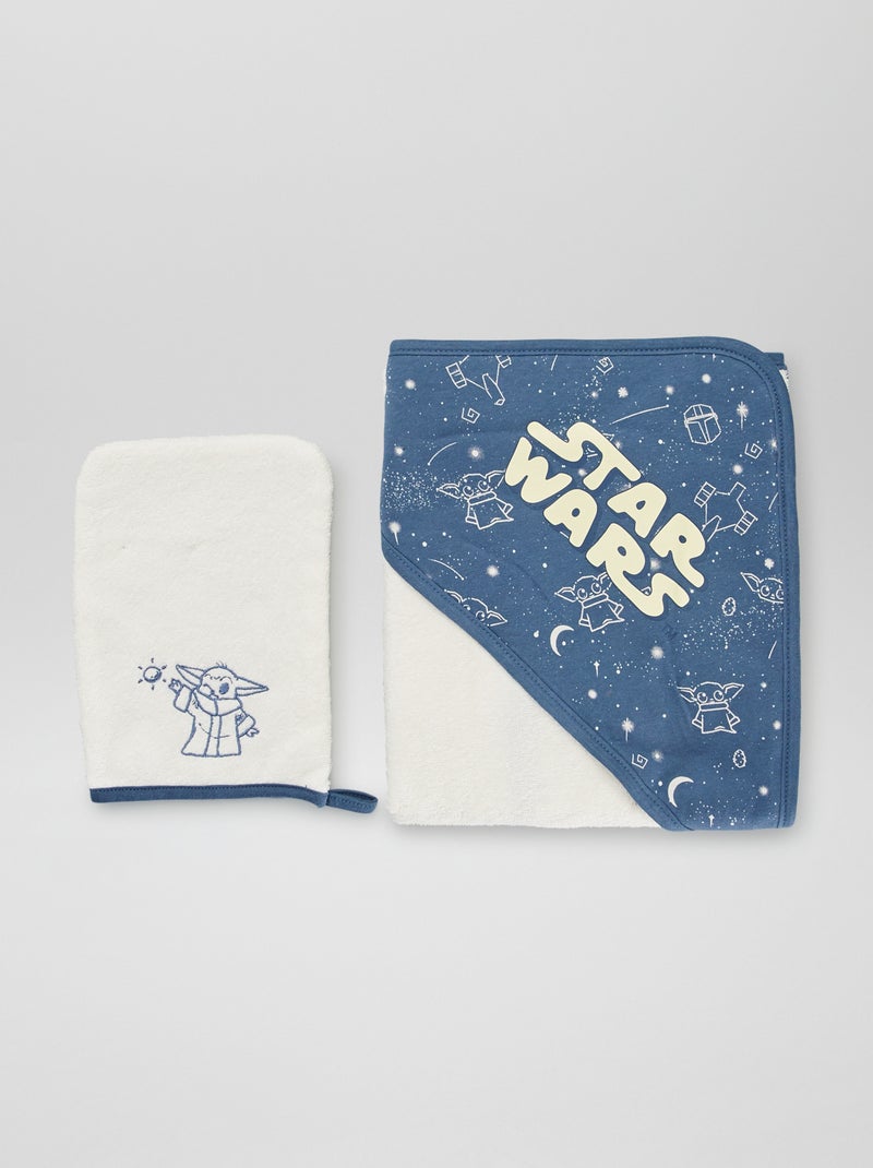 Capa de banho + luva de banho 'Star Wars' AZUL - Kiabi