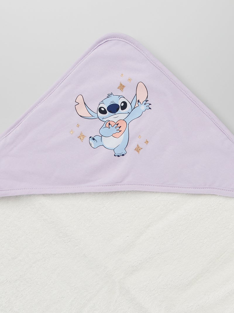 Capa de banho + luva de banho 'Stitch' VIOLETA - Kiabi