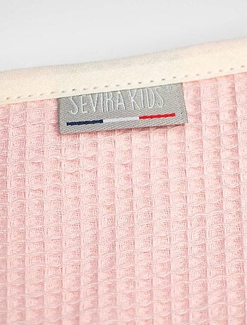 Capa de banho para bebé em algodão ninho de abelha | sevira kids