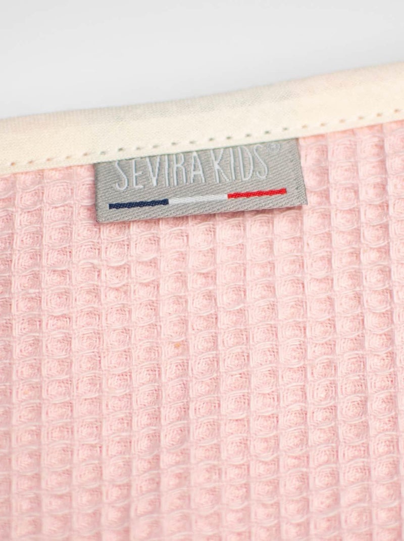 Capa de banho para bebé em algodão ninho de abelha | sevira kids Rosa - Kiabi