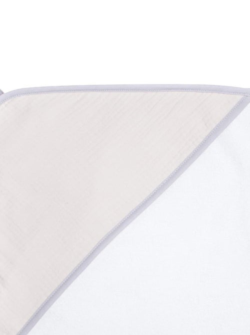 Capa de banho para bebé em gaze de algodão e bambu | sevira kids - Kiabi Capa de banho para bebé em gaze de algodão e bambu | sevira kids - Kiabi