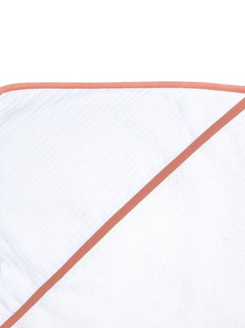 Capa de banho para bebé em gaze de algodão e bambu | sevira kids - Kiabi Capa de banho para bebé em gaze de algodão e bambu | sevira kids - Kiabi