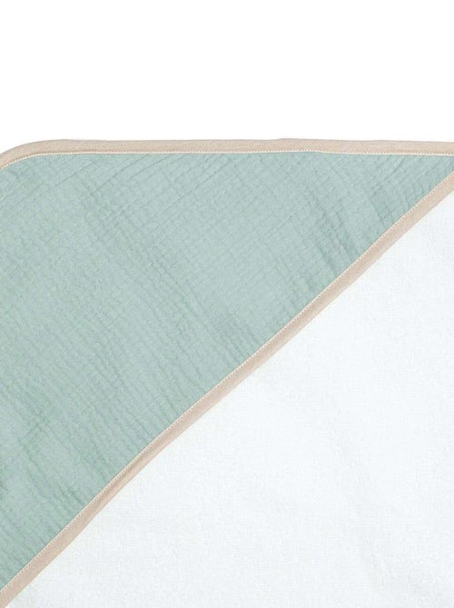 Capa de banho para bebé em gaze de algodão e bambu | sevira kids - Kiabi Capa de banho para bebé em gaze de algodão e bambu | sevira kids - Kiabi
