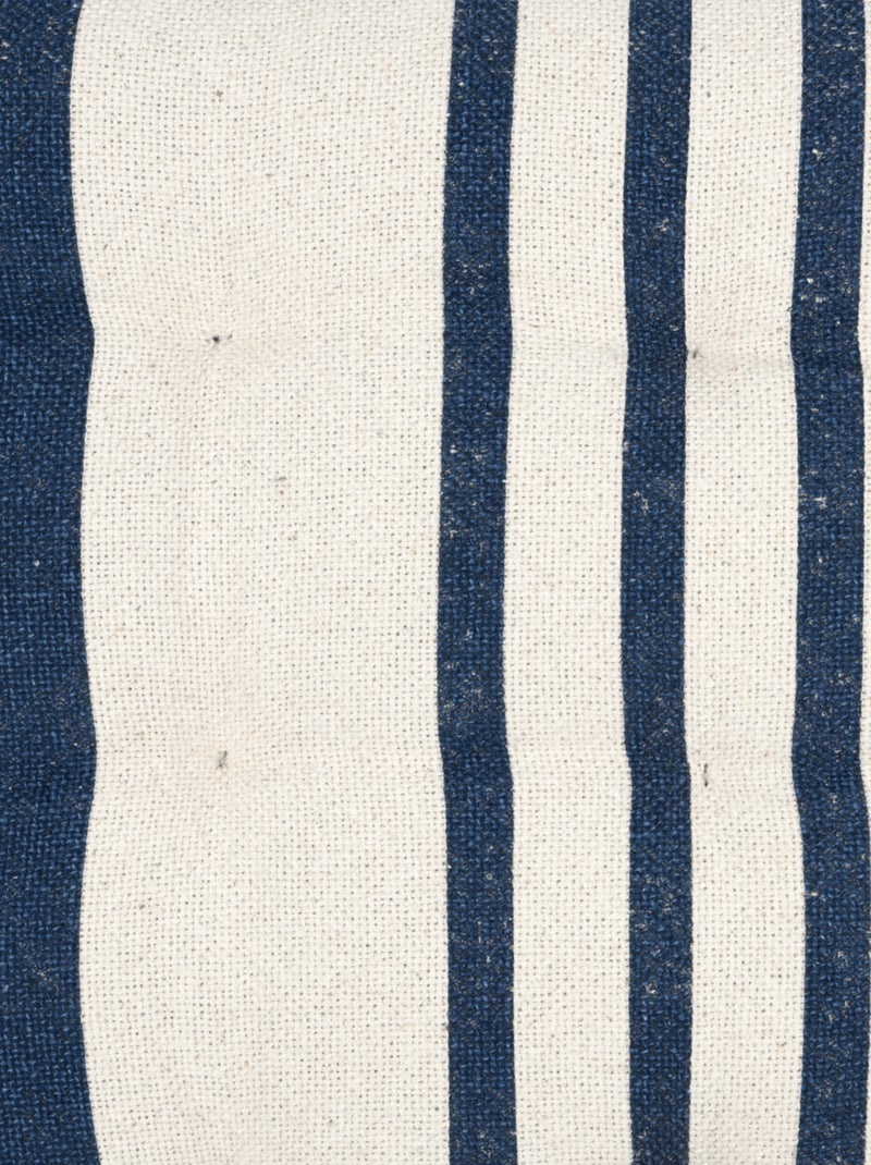 Capa de cadeira às riscas Azul-marinho - Kiabi