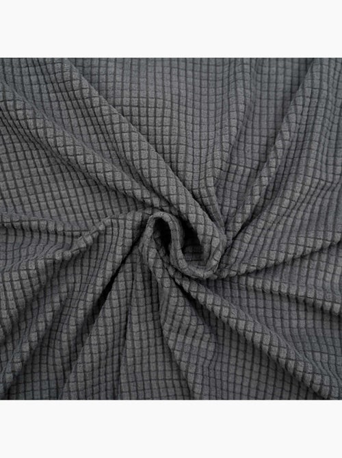 Capa de cadeira elástica em relevo para assento de 40 a 50 cm - Kiabi