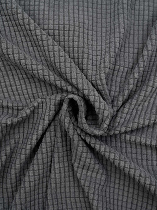 Capa de cadeira elástica em relevo para assento de 40 a 50 cm - Kiabi