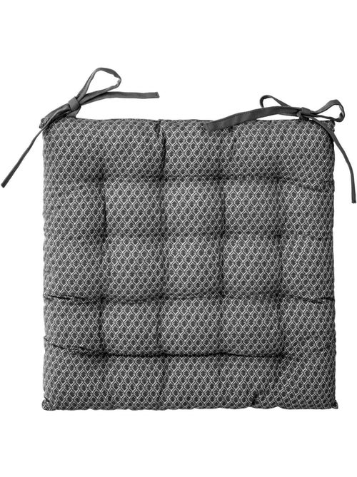 Capa de cadeira estampada e acolchoada com atilhos - Kiabi Capa de cadeira estampada e acolchoada com atilhos - Kiabi
