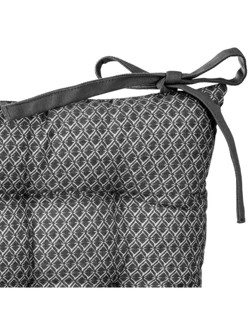 Capa de cadeira estampada e acolchoada com atilhos - Kiabi Capa de cadeira estampada e acolchoada com atilhos - Kiabi