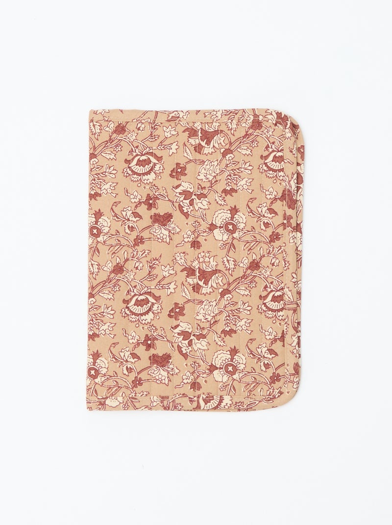 Capa de caderno acolchoada - Kiabi Home Amarelo - Kiabi