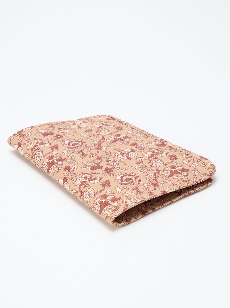 Capa de caderno acolchoada - Kiabi Home Amarelo - Kiabi