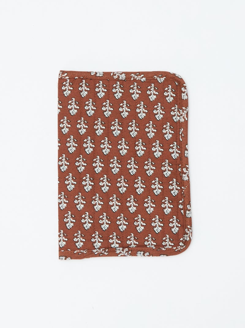 Capa de caderno acolchoada - Kiabi Home Castanho - Kiabi