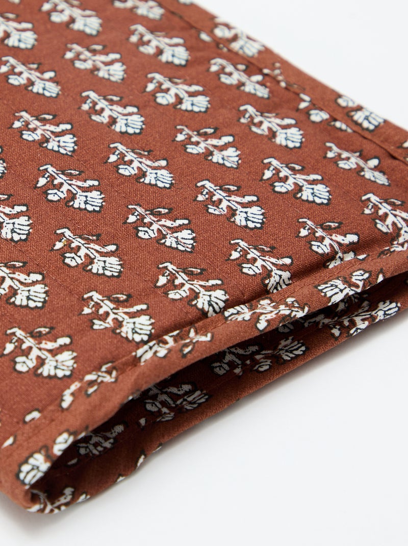 Capa de caderno acolchoada - Kiabi Home Castanho - Kiabi