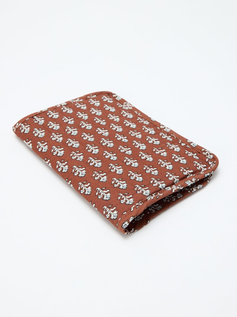 Capa de caderno acolchoada - Kiabi Home Castanho - Kiabi