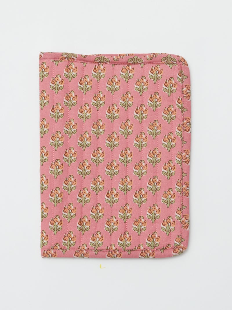 Capa de caderno acolchoada - Kiabi Home ROSA - Kiabi