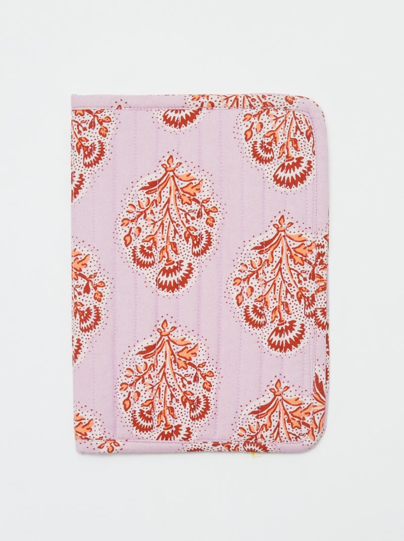 Capa de caderno acolchoada - Kiabi Home Rosa - Kiabi
