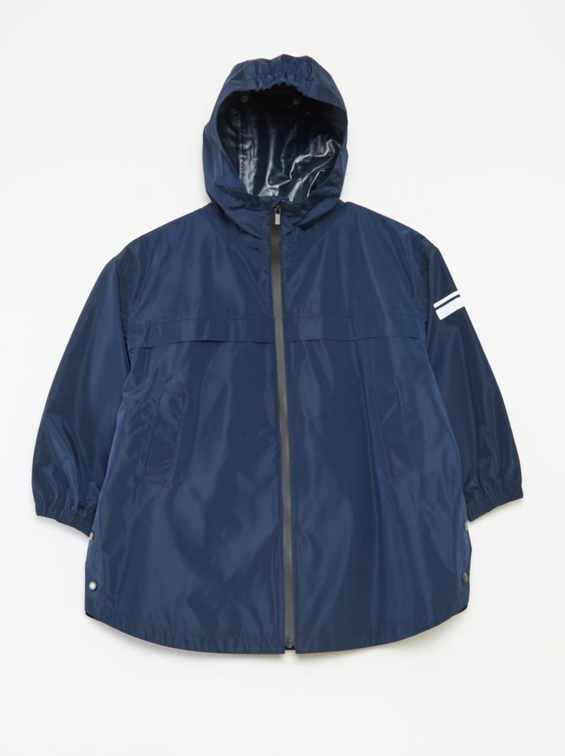 Capa de chuva com capuz Azul - Kiabi