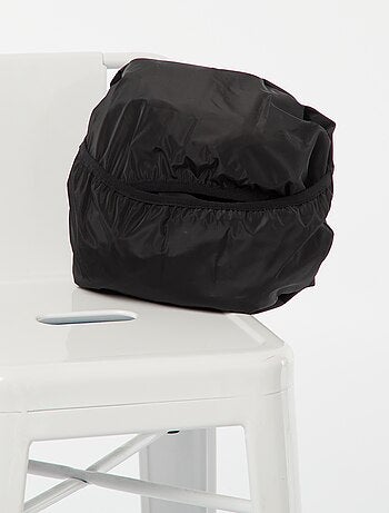Capa de chuva comprida com capuz
