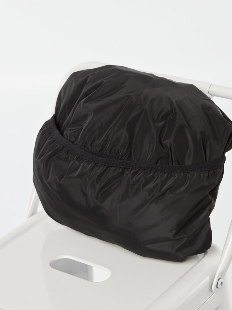 Capa de chuva comprida com capuz Preto - Kiabi