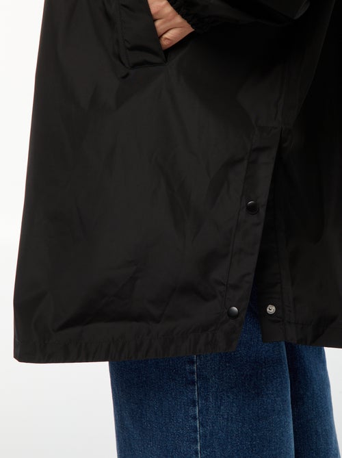 Capa de chuva comprida com capuz - Kiabi