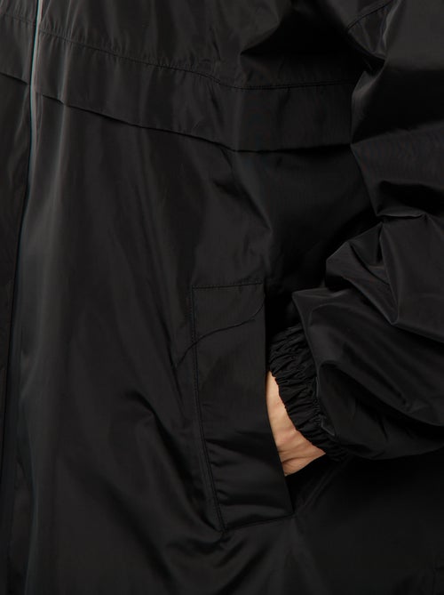 Capa de chuva comprida com capuz - Kiabi