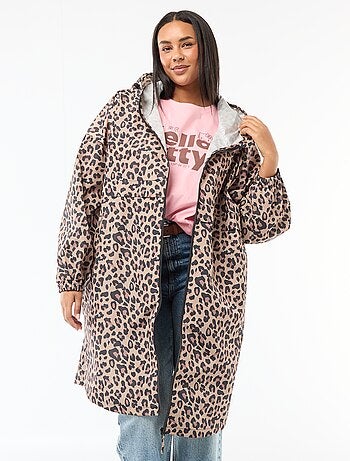 Capa de chuva repelente à água com capuz