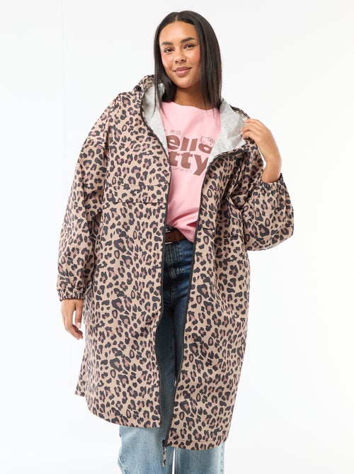 Capa de chuva repelente à água com capuz - Kiabi