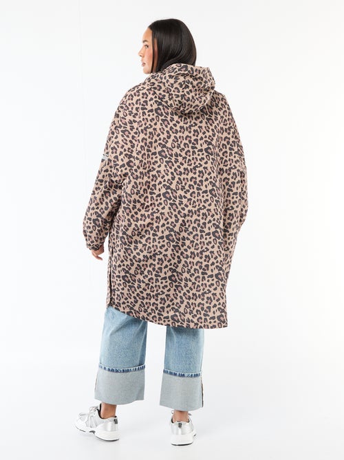 Capa de chuva repelente à água com capuz - Kiabi