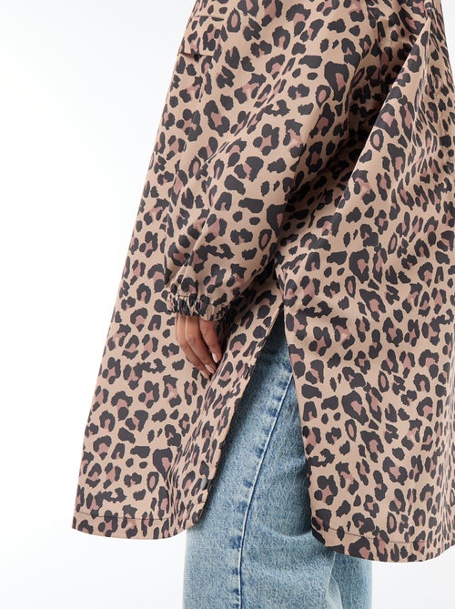 Capa de chuva repelente à água com capuz - Kiabi