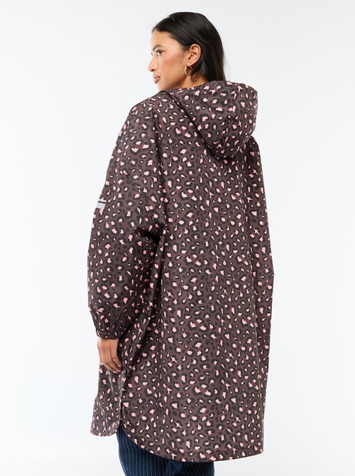 Capa de chuva repelente à água com capuz - Kiabi