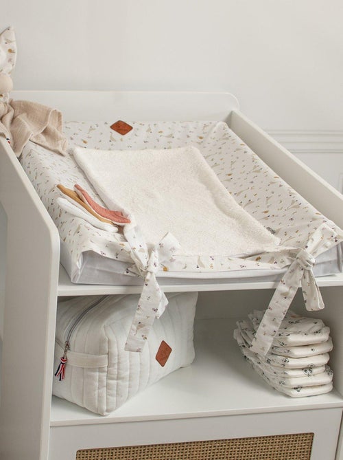 Capa de colchão para trocar bebé + tapete em bambu | sevira kids - Kiabi Capa de colchão para trocar bebé + tapete em bambu | sevira kids - Kiabi
