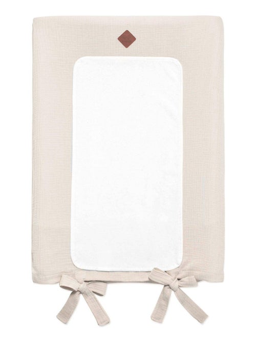 Capa de colchão para trocar bebé + tapete em gaze de algodão | sevira kids - Kiabi Capa de colchão para trocar bebé + tapete em gaze de algodão | sevira kids - Kiabi