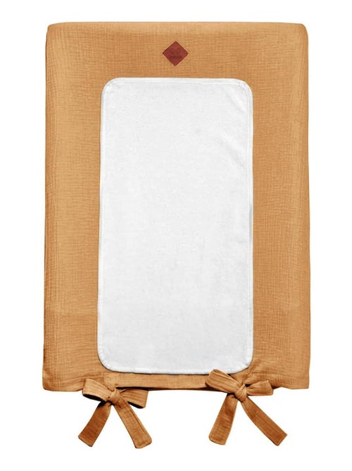 Capa de colchão para trocar bebé + tapete em gaze de algodão | sevira kids - Kiabi Capa de colchão para trocar bebé + tapete em gaze de algodão | sevira kids - Kiabi