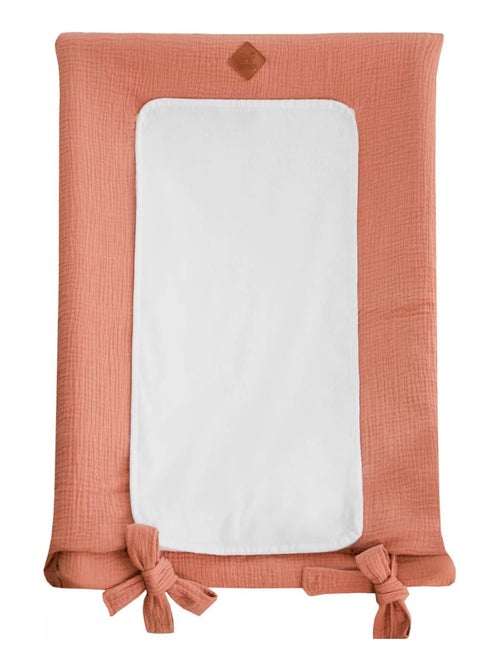 Capa de colchão para trocar bebé + tapete em gaze de algodão | sevira kids - Kiabi Capa de colchão para trocar bebé + tapete em gaze de algodão | sevira kids - Kiabi