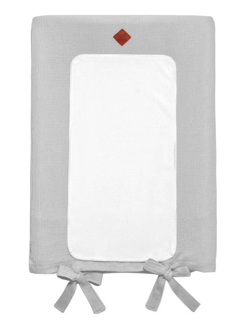 Capa de colchão para trocar bebé + tapete em gaze de algodão | sevira kids - Kiabi Capa de colchão para trocar bebé + tapete em gaze de algodão | sevira kids - Kiabi