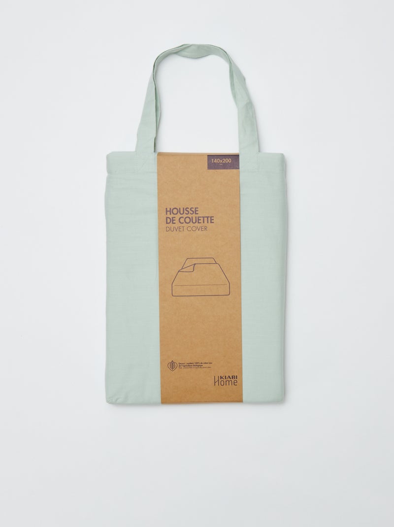 Capa de edredão (140 x 200cm) - Kiabi Home Azul - Kiabi