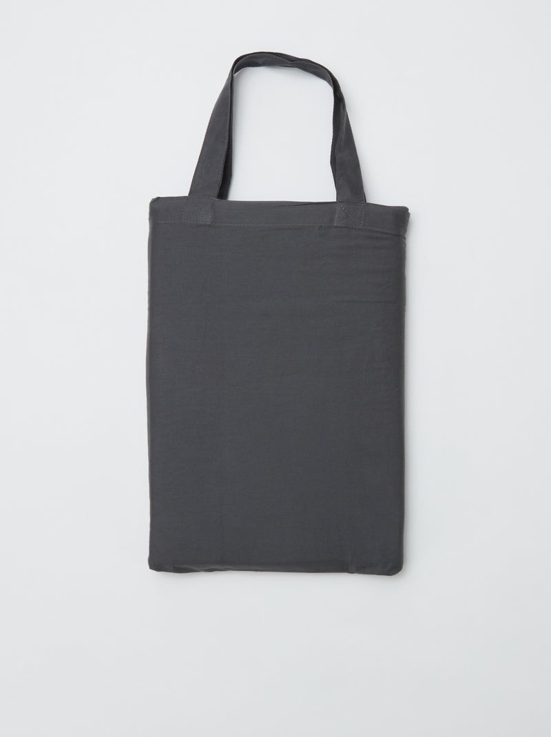 Capa de edredão (140 x 200cm) - Kiabi Home CINZA - Kiabi